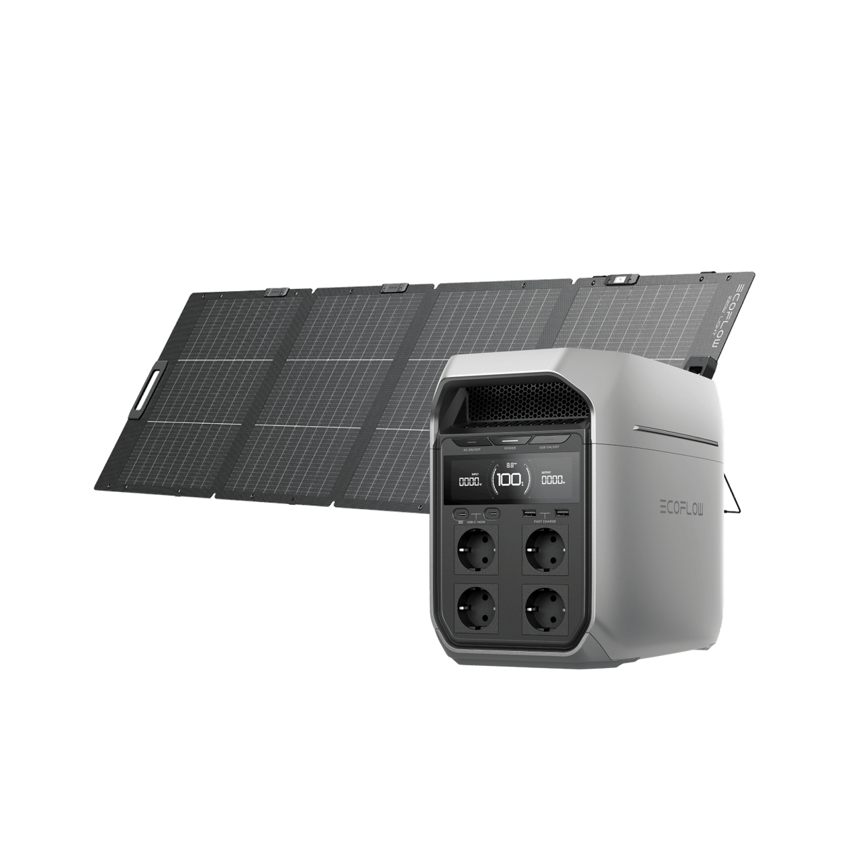 DELTA 3 Plus + 220W Portbale Solar Panel