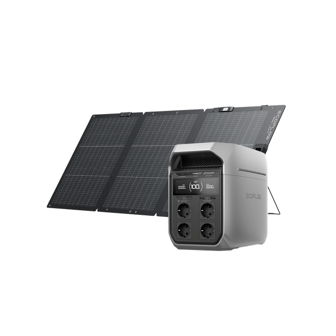 EcoFlow DELTA 3 Series Portable Power Station DELTA 3 Plus / 160W Portable Solar Panel