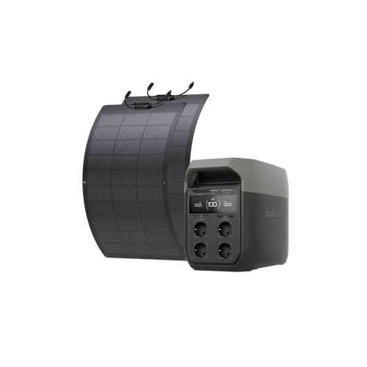 EcoFlow DELTA 3 Series Portable Power Station DELTA 3 / 100W Flexible Solar Panel