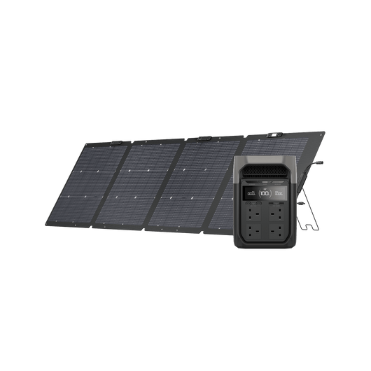 EcoFlow DELTA 3 Series Portable Power Station (For Ireland) DELTA 3 / 220W Portable Solar Panel