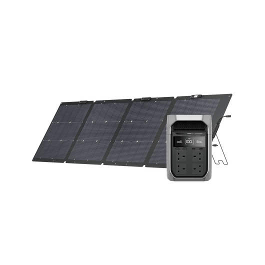 EcoFlow DELTA 3 Series Portable Power Station (For Ireland) DELTA 3 Plus / 220W Portable Solar Panel