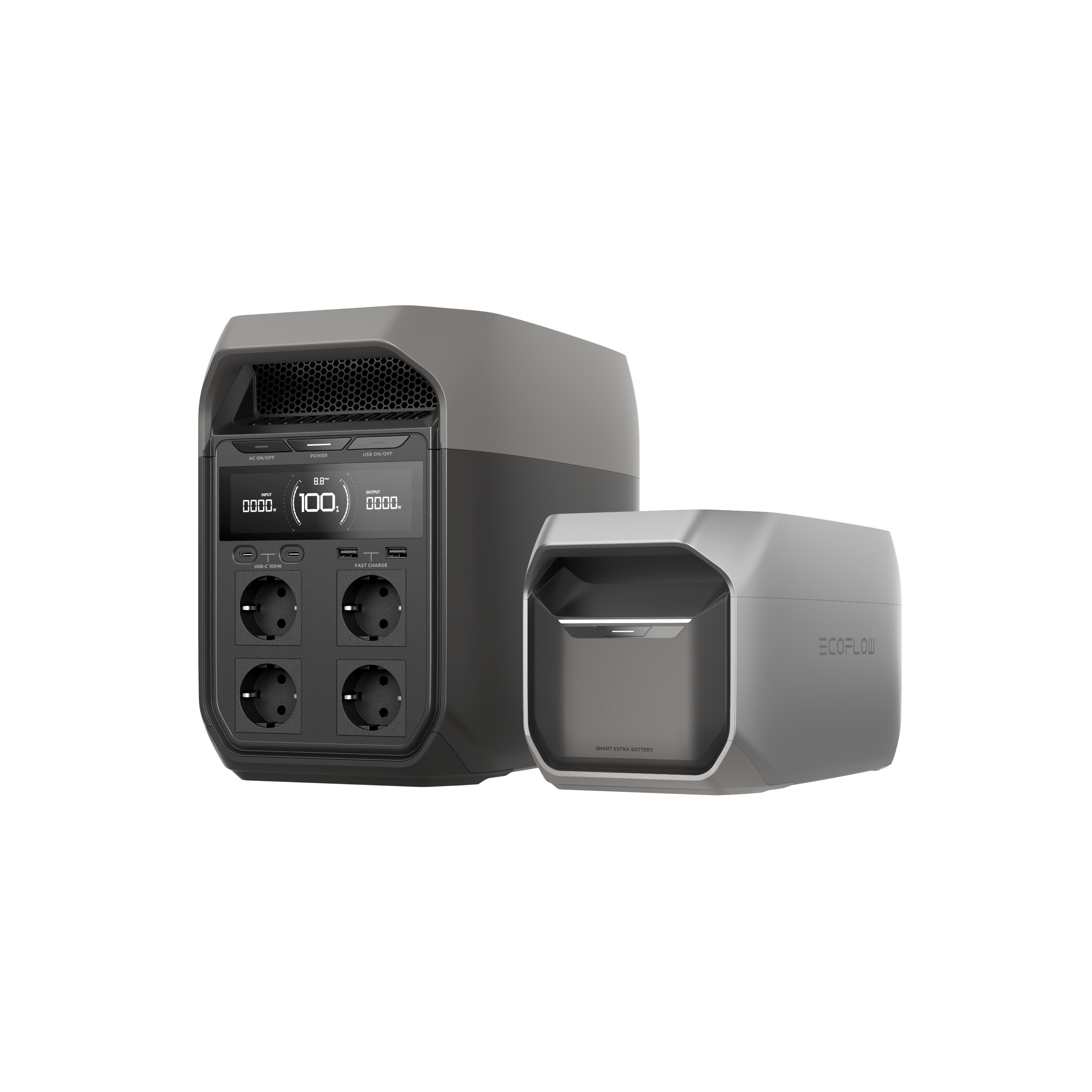 EcoFlow DELTA 3 Series + Smart Extra Battery Bundle DELTA 3 + Extra Battery