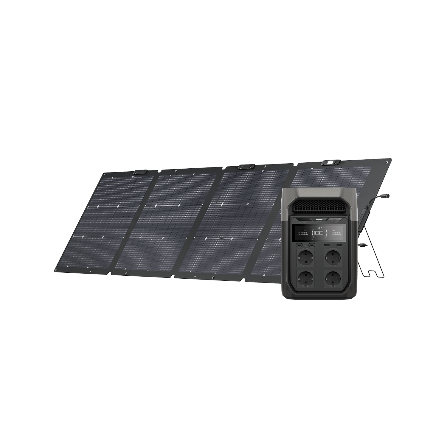EcoFlow DELTA 3 Series Solar Generator (PV220W) DELTA 3 / 1*220W Portable Solar Panel