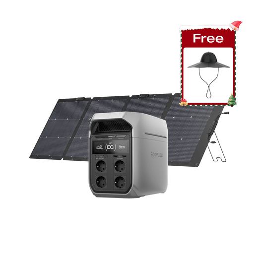 EcoFlow DELTA 3 Series Solar Generator (PV220W) DELTA 3 Plus / 1*220W Portable Solar Panel