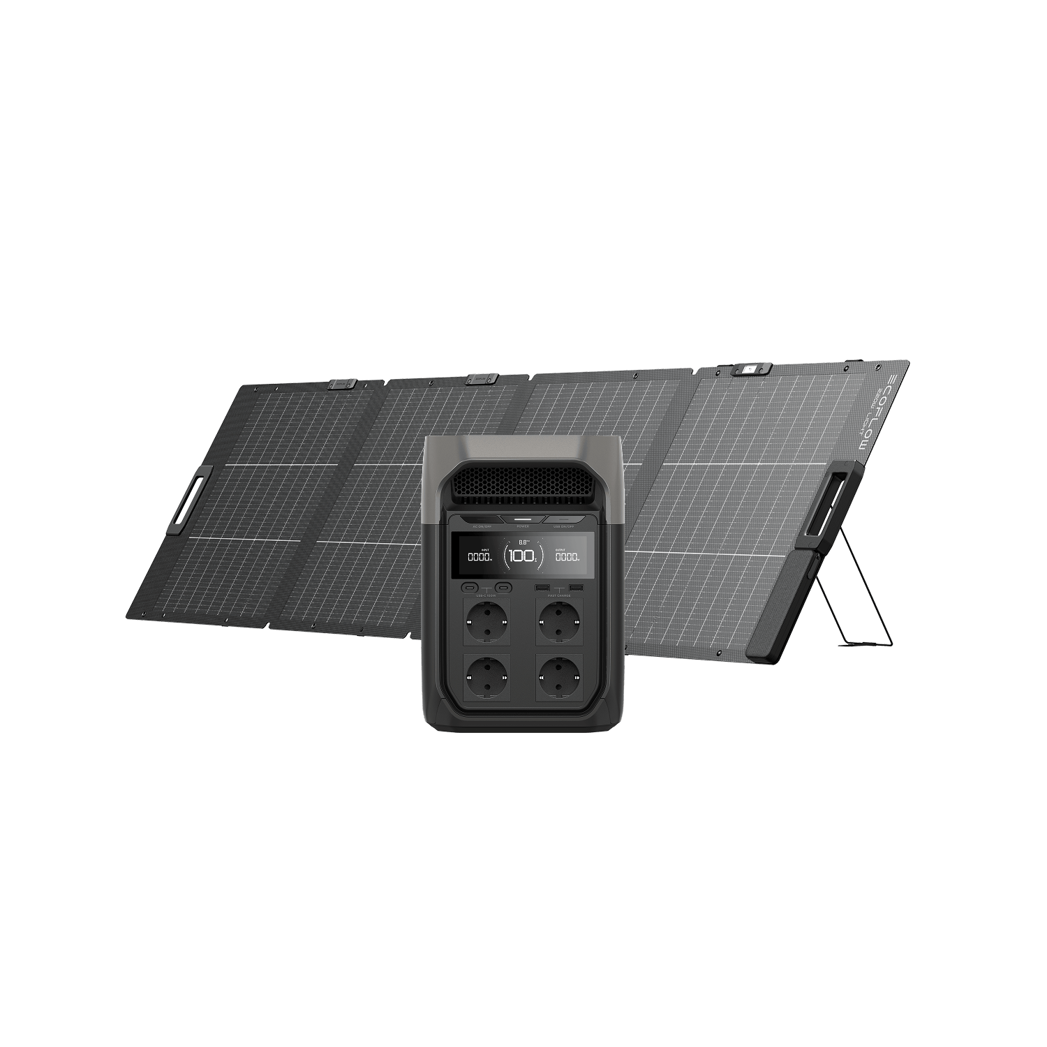 EcoFlow DELTA 3 Plus + 220W Bifacial Solar Panel