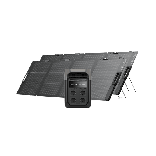 EcoFlow DELTA 3 Series Solar Generator (PV220W) DELTA 3 / 2*220W Portable Solar Panel