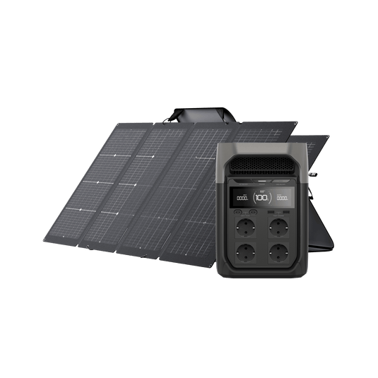 EcoFlow DELTA 3 Series Solar Generator (PV220W) DELTA 3 / 2*220W Portable Solar Panel