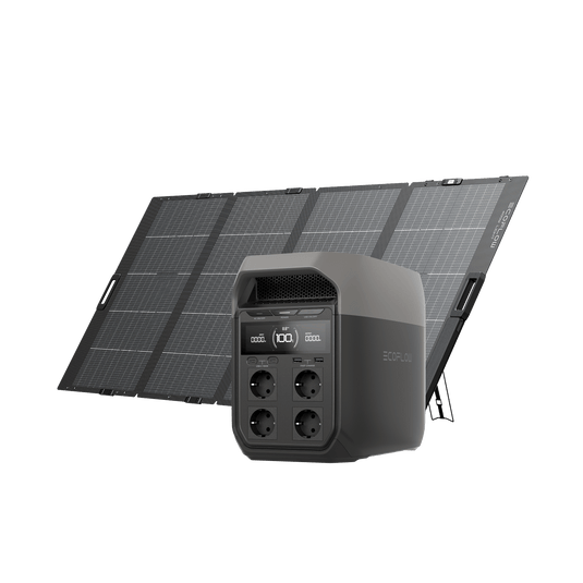 EcoFlow DELTA 3 Series Solar Generator (PV400W) DELTA 3 / 1*400W Solar Panel