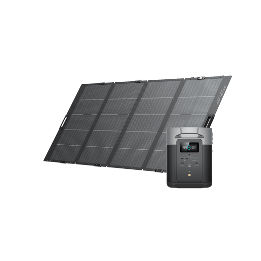 EcoFlow DELTA Max Portable Power Station 2000 + 400W Portable Solar Panel