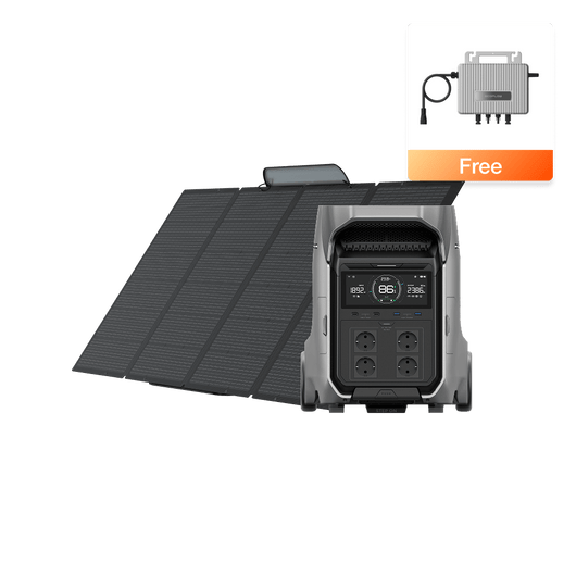 EcoFlow DELTA Pro 3 Portable Power Station 0% VAT (Only DE) DELTA Pro 3 + 400W Portable Solar Panel + Free STREAM Microinverter
