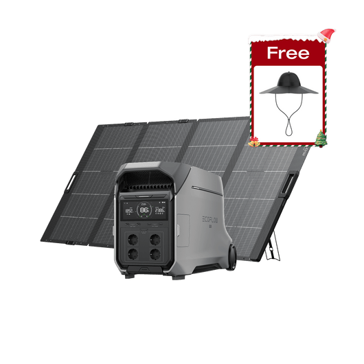 EcoFlow DELTA Pro 3 Portable Power Station DELTA Pro 3 + 400W Portable Solar Panel