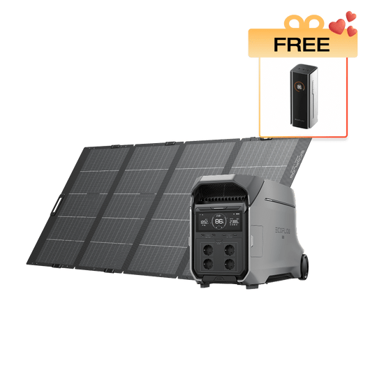 EcoFlow DELTA Pro 3 Portable Power Station DELTA Pro 3 + 400W Portable Solar Panel