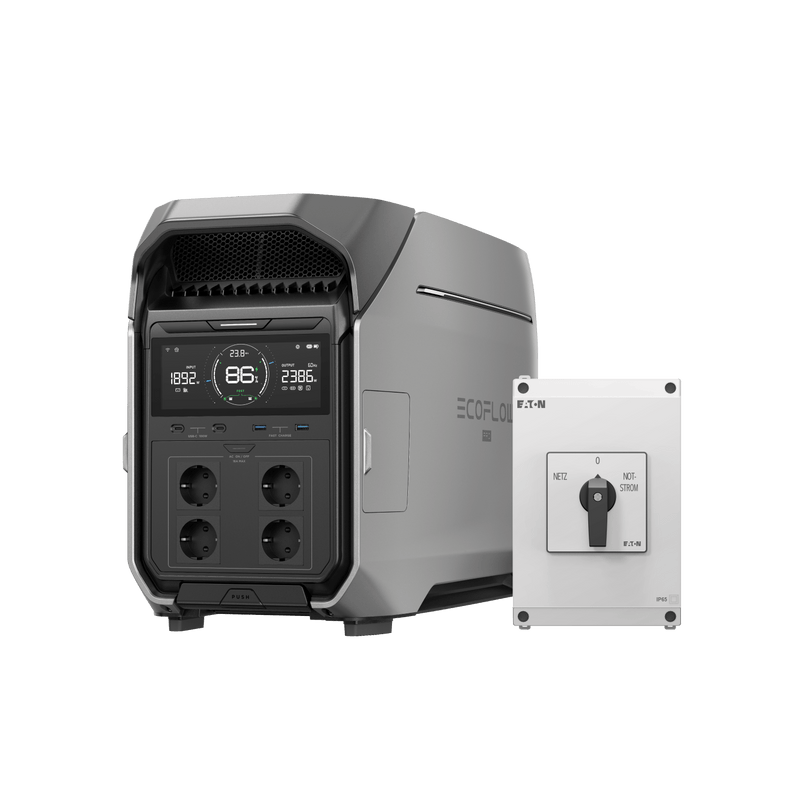 Load image into Gallery viewer, EcoFlow DELTA Pro 3 Portable Power Station DELTA Pro 3 + Manual Transfer Switch
