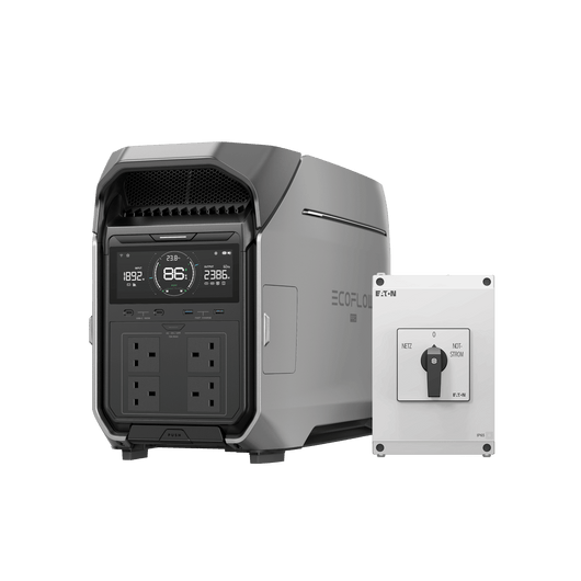 EcoFlow DELTA Pro 3 Portable Power Station (For Ireland) DELTA Pro 3 + Manual Transfer Switch