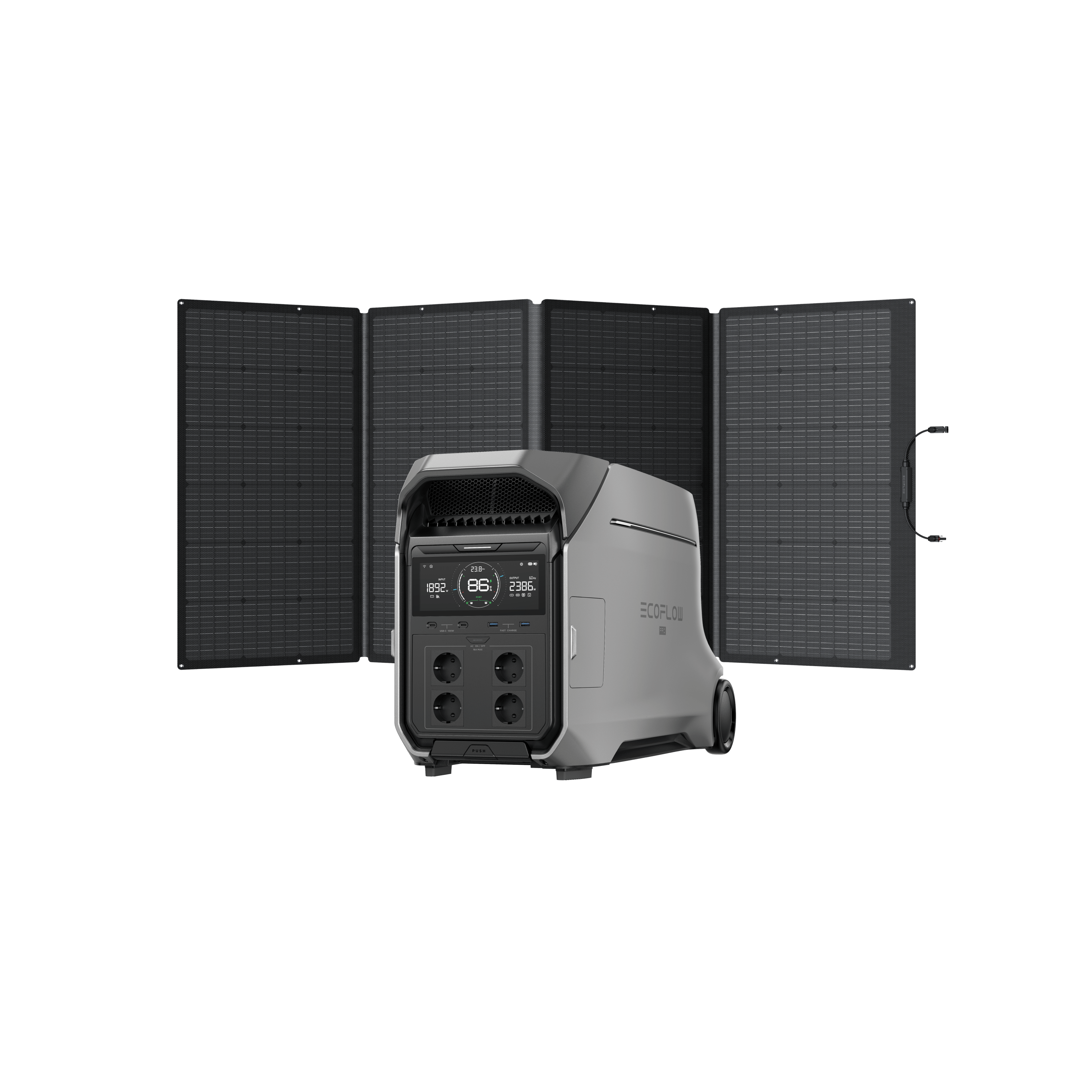 EcoFlow DELTA Pro 3 Portable Power Station (Refurbished) DELTA Pro 3 + 400W Solar Panel (Refurbished) (Member-only)