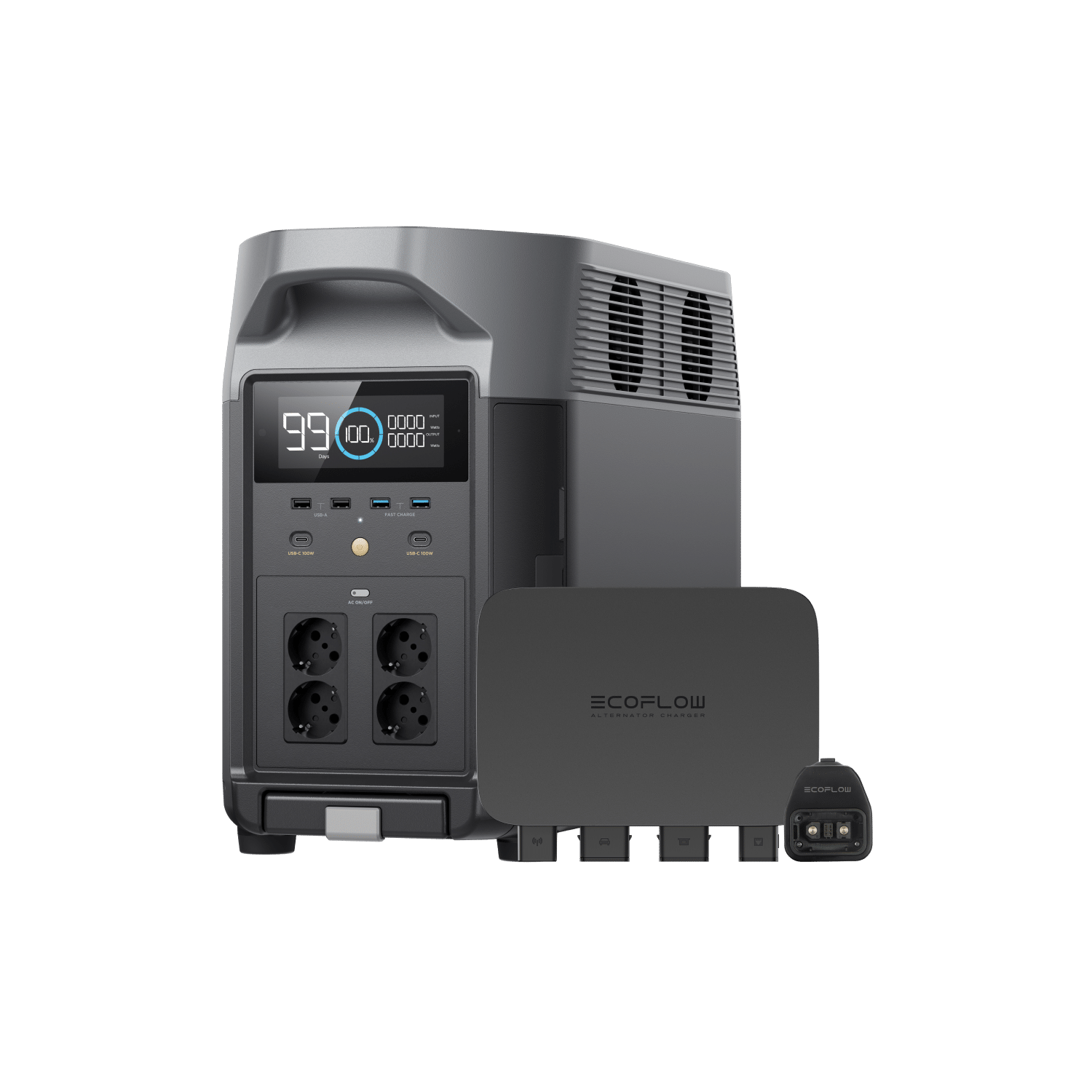 EcoFlow DELTA Pro Portable Power Station DELTA Pro + Alternator Charger