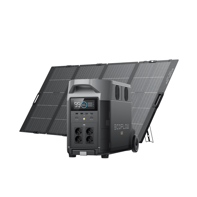 EcoFlow DELTA Pro Solar Generator (Portable PV400W)
