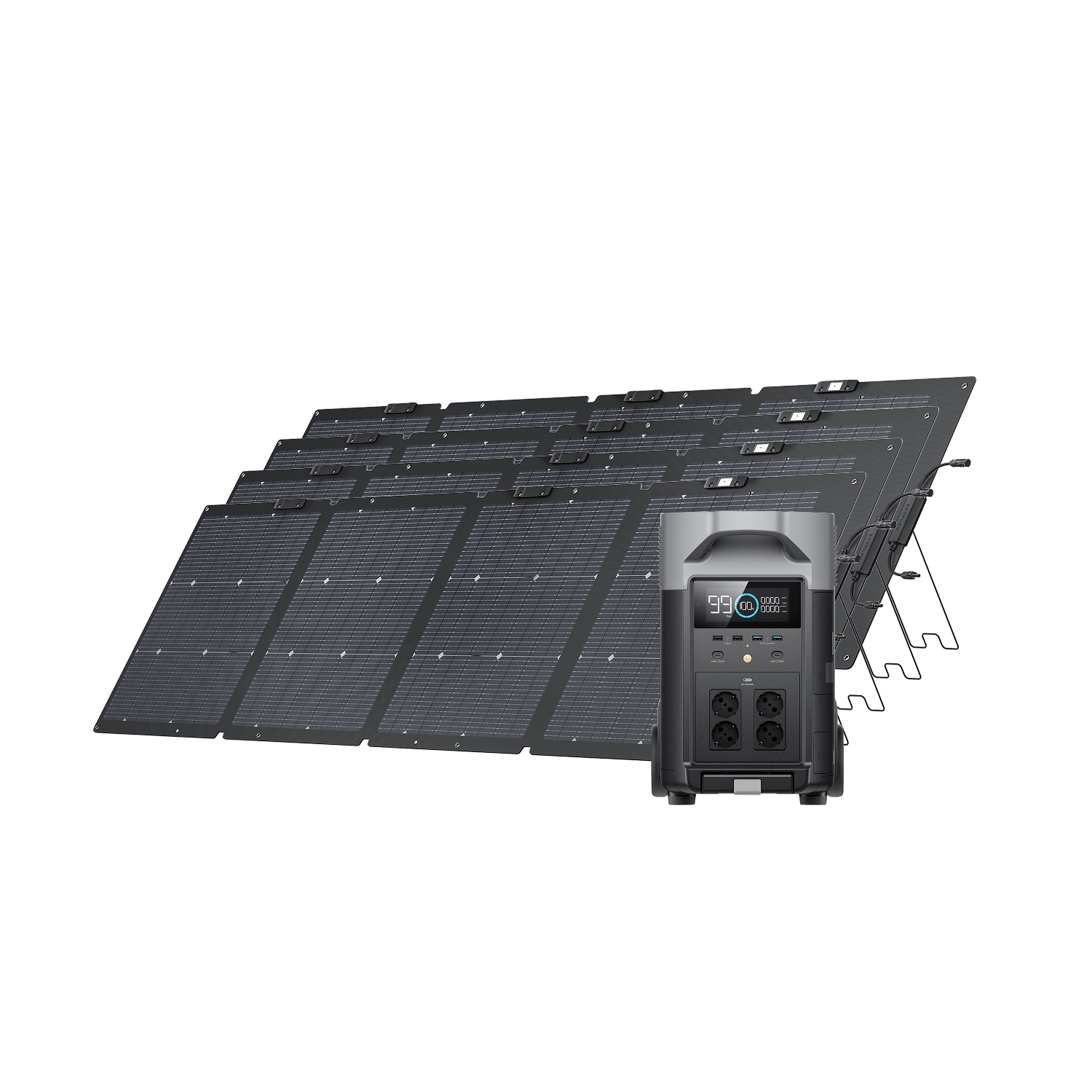 EcoFlow DELTA Pro Solar Generator (PV220W) 4*220W + DELTA Pro