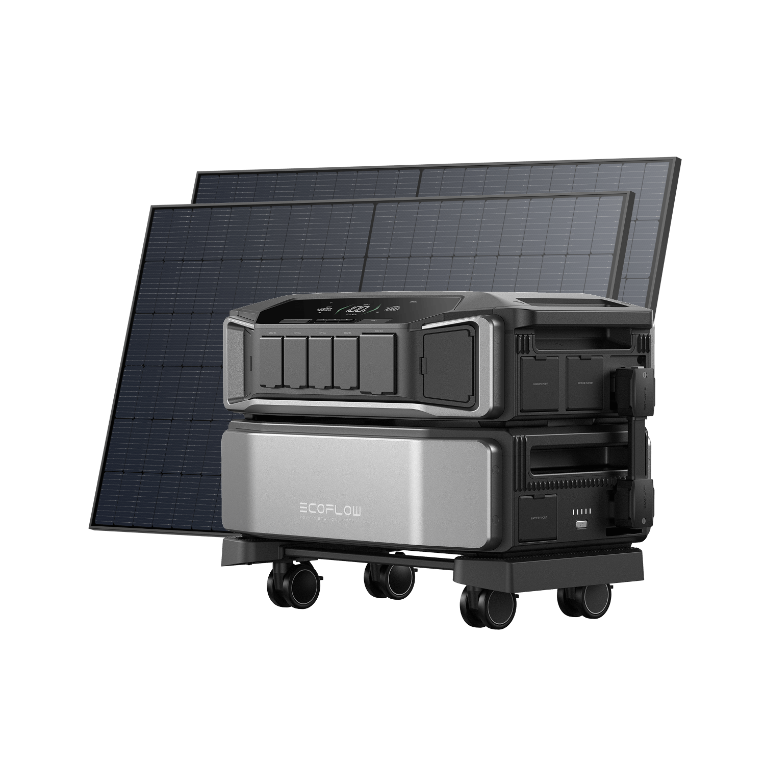 EcoFlow DELTA Pro Ultra Power Station DELTA Pro Ultra + 2 × 520W Rigid Solar Panel