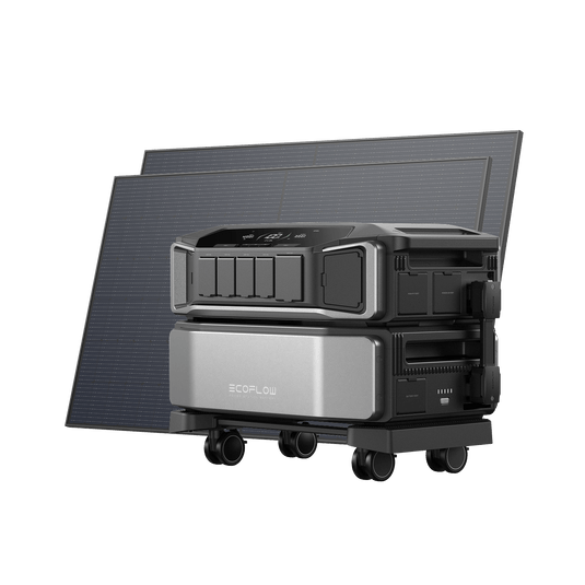 EcoFlow DELTA Pro Ultra Power Station (For Ireland) DELTA Pro Ultra + 2 × 450W Rigid Solar Panel