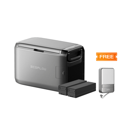 EcoFlow GLACIER Classic Portable Fridge Freezer 45L / 2 x GLACIER Plug-in Battery