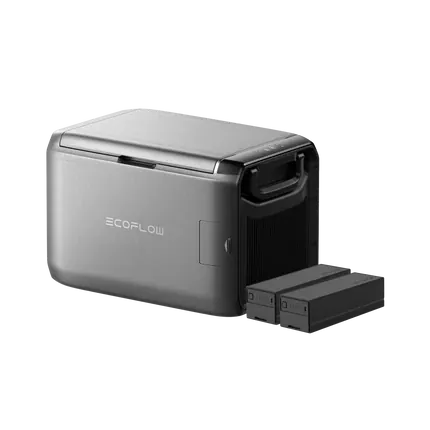 EcoFlow GLACIER Classic Portable Fridge Freezer 35L / 2 x GLACIER Plug-in Battery