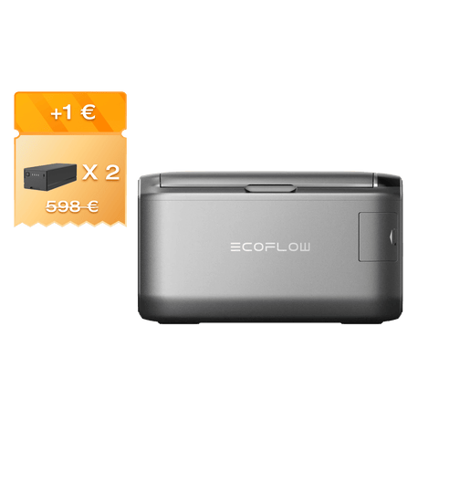 EcoFlow GLACIER Classic Portable Fridge Freezer 35L / 2 x GLACIER Plug-in Battery