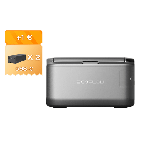 EcoFlow GLACIER Classic Portable Fridge Freezer 35L / 2 x GLACIER Plug-in Battery