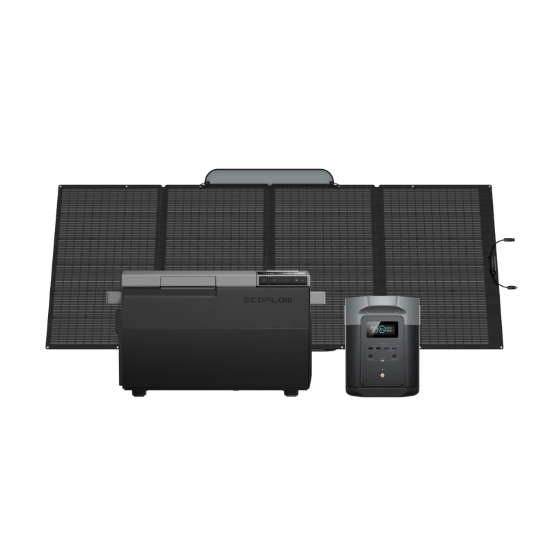 Load image into Gallery viewer, EcoFlow GLACIER + DELTA 2 Max GLACIER + DELTA 2 Max + 400W Portable Solar Panel
