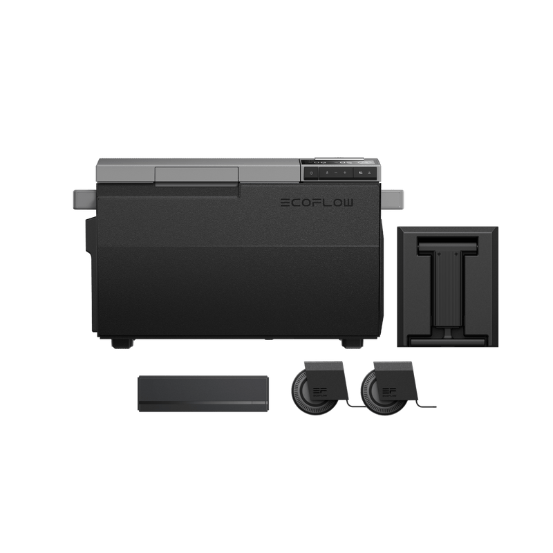 Load image into Gallery viewer, EcoFlow GLACIER Portable Refrigerator GLACIER + Plug-in Battery + Detachable Wheels and Lever
