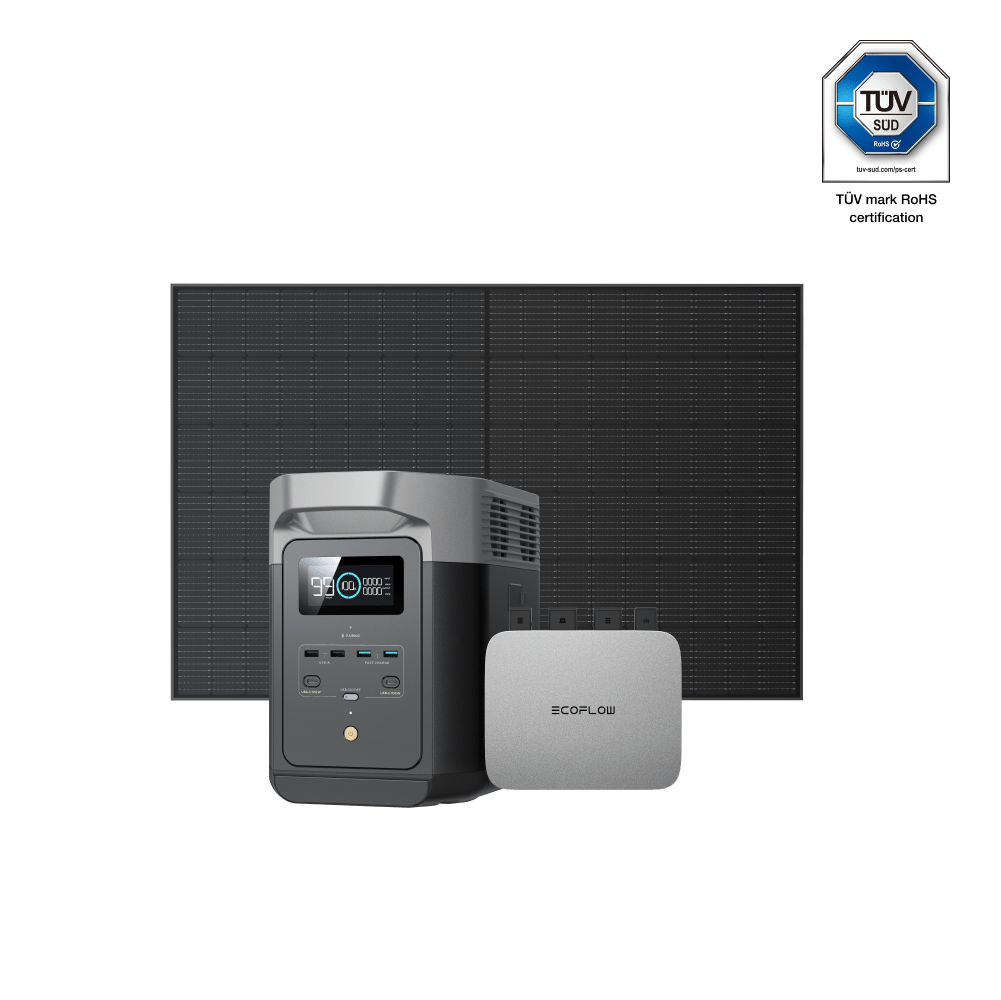 EcoFlow PowerStream Balcony Solar System with Storage 600W/800W - DELTA 2