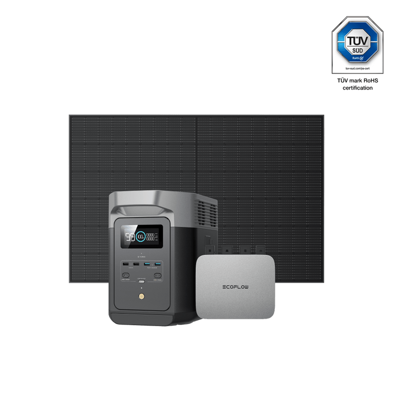 Load image into Gallery viewer, EcoFlow PowerStream Balcony Solar System with Storage 600W/800W - DELTA 2
