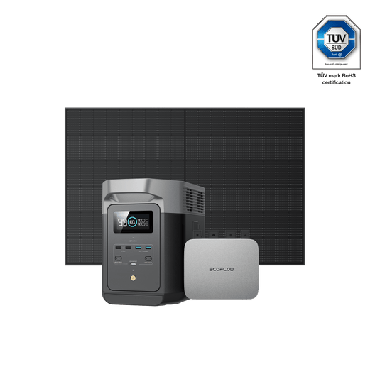 EcoFlow PowerStream Balcony Solar System with Storage 600W/800W - DELTA 2