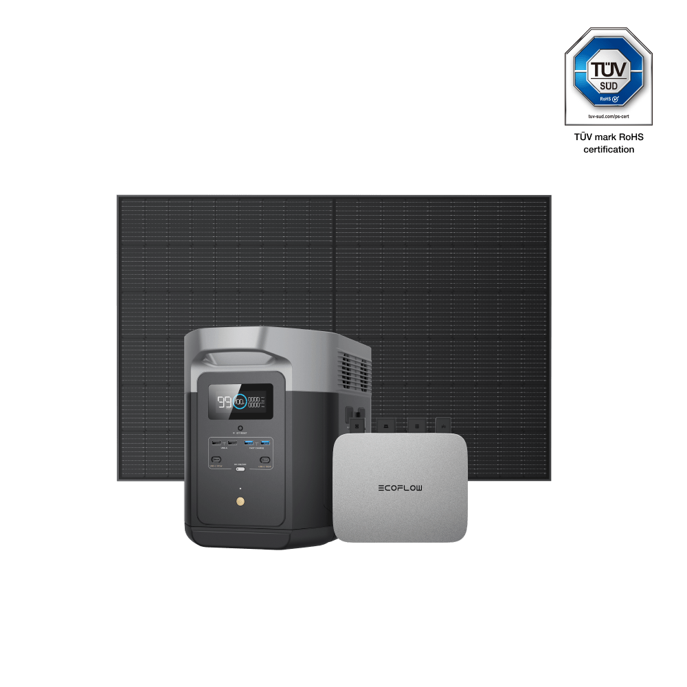 EcoFlow PowerStream Balcony Solar System with Storage 600W/800W - DELTA Max 2000