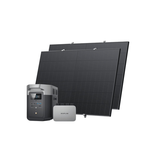 EcoFlow PowerStream Balkonkraftwerk mit 2 kWh Speicher 600W/800W - DELTA 2 Max