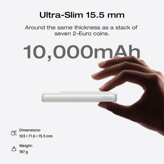 EcoFlow RAPID Mag Power Bank (10,000mAh, 7.5W, Magnetic Charging)