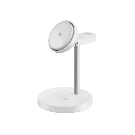EcoFlow RAPID Mag Qi2 Wireless Charging Stand (3-in-1) Pearl White