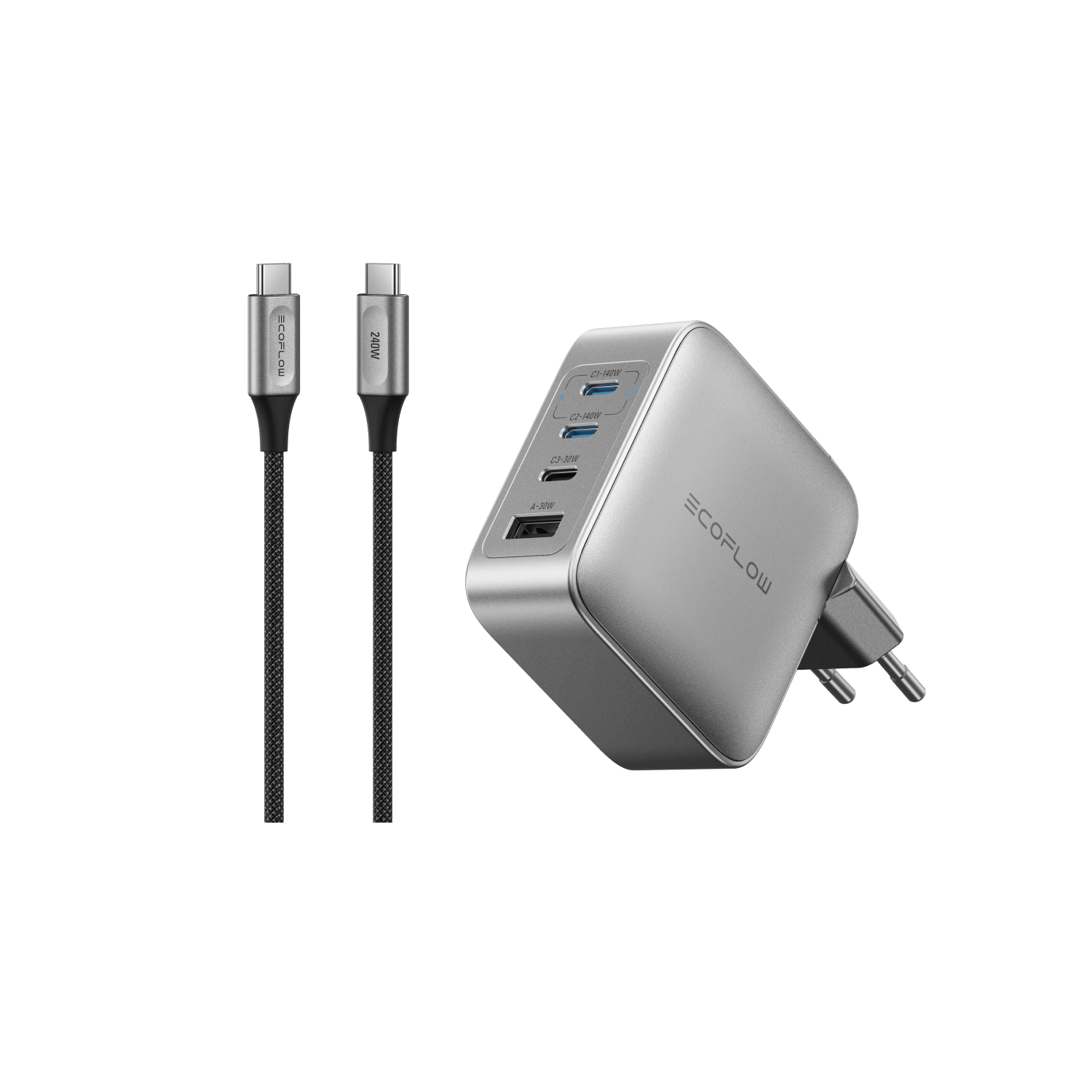 EcoFlow RAPID Pro Charger (140W, 4 Ports, GaN)