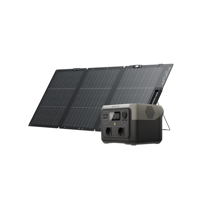 EcoFlow RIVER 2 Max Portable Power Station RIVER 2 Max + 160W Portable Solar Panel