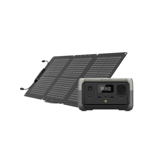 EcoFlow RIVER 2 Portable Power Station RIVER 2 + 60W Portable Solar Panel
