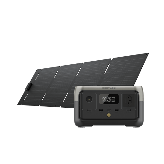 EcoFlow RIVER 2 Portable Power Station (CH version) RIVER 2 (CH version) + 60W Portable Solar Panel (Type-C)