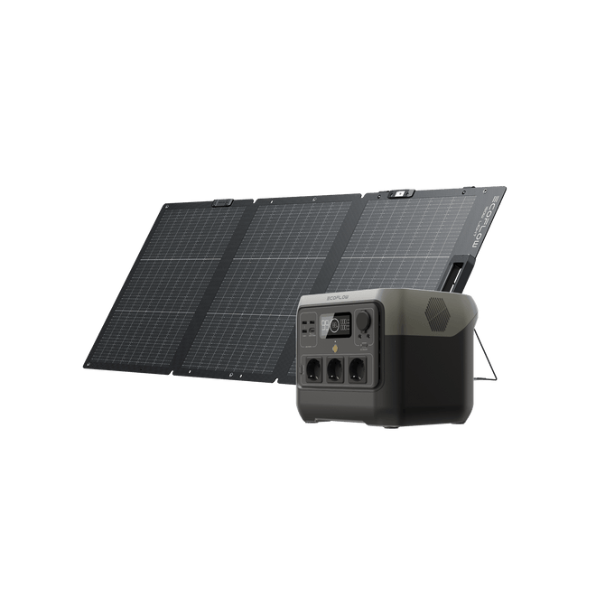 EcoFlow RIVER 2 Pro Portable Power Station RIVER 2 Pro + 160W Portable Solar Panel