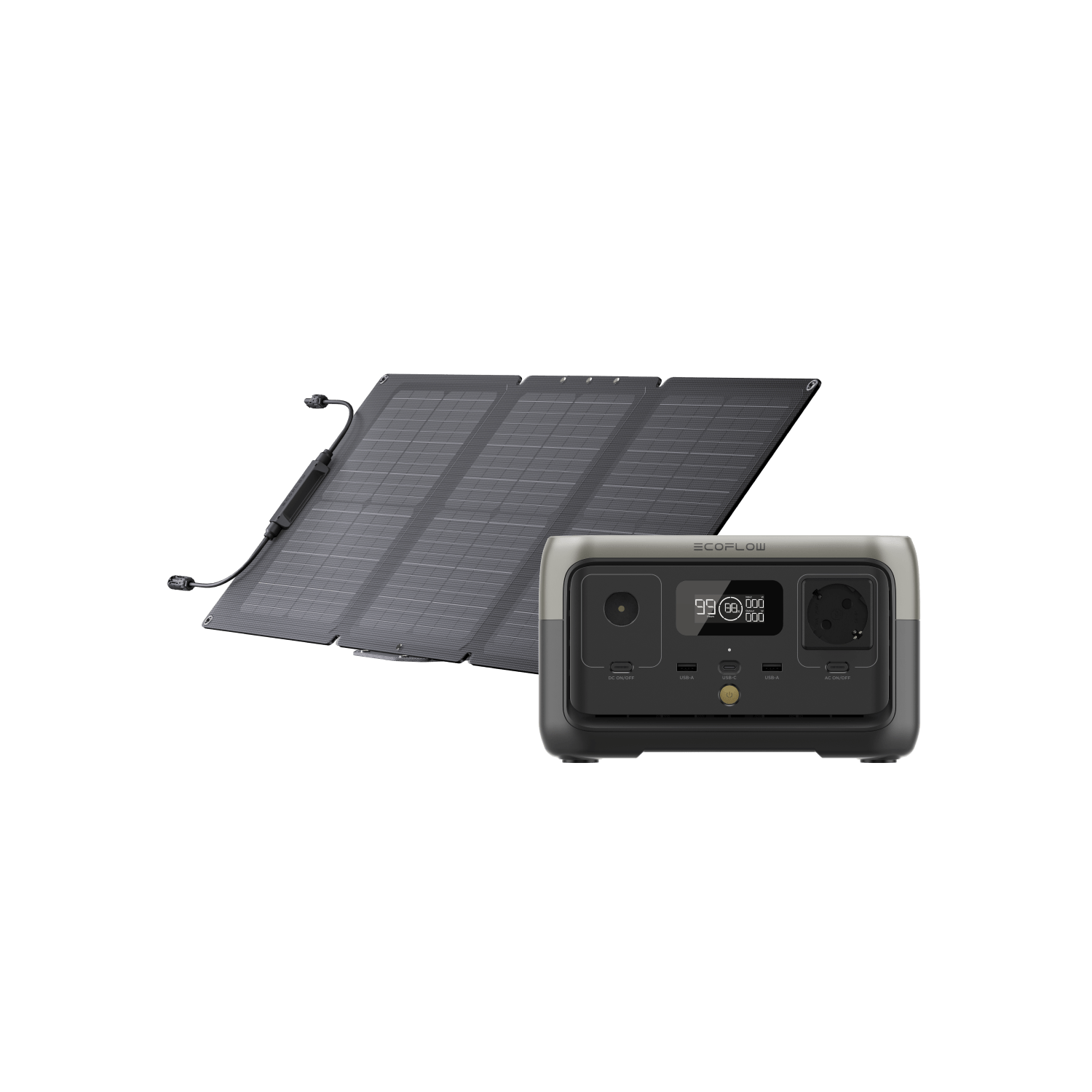 EcoFlow RIVER 2 + Solar Panel 60 W - EcoFlow Europe