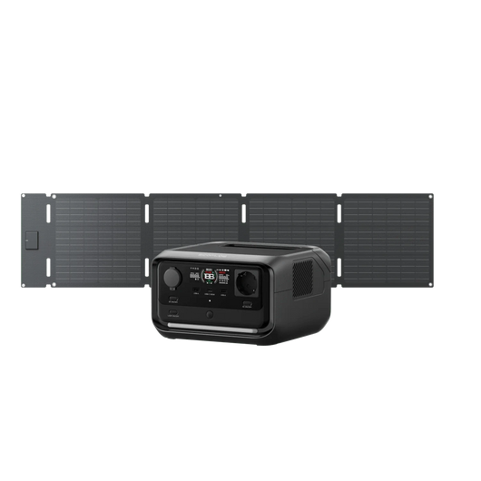 EcoFlow RIVER 3 Plus Solar Generator RIVER 3 Plus / 60W Portable Solar Panel (Type-C)