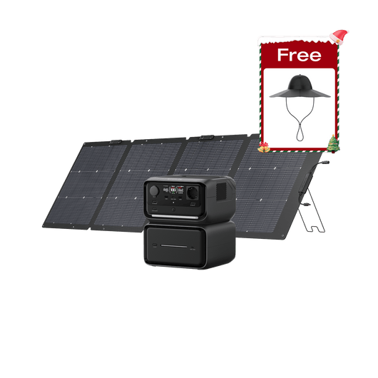 EcoFlow RIVER 3 Plus Solar Generator RIVER 3 Max Plus / 220W Portable Solar Panel