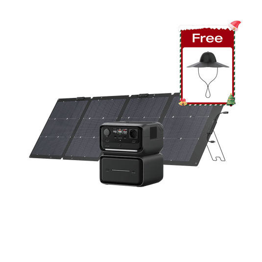 EcoFlow RIVER 3 Plus Solar Generator RIVER 3 Max Plus / 220W Portable Solar Panel