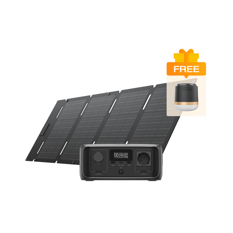 Load image into Gallery viewer, EcoFlow RIVER 3 Portable Power Station RIVER 3 / 45W Solar Panel (Type C)
