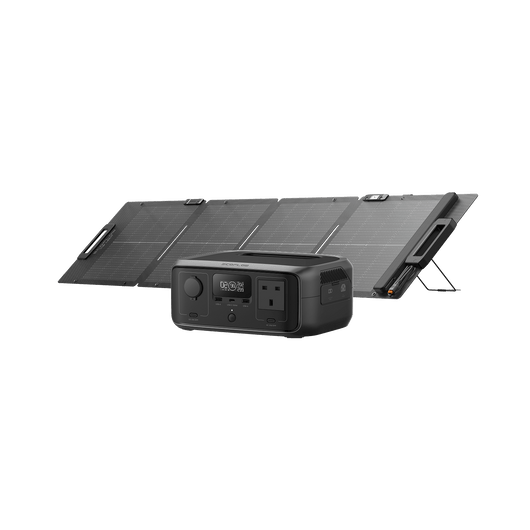 EcoFlow RIVER 3 Portable Power Station (Refurbished) RIVER 3 (UPS) + 110W Solar Panel(Refurbished)