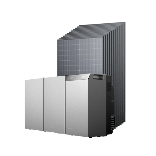 EcoFlow STREAM 5000 STREAM 5000 + 2 × Expansion Battery 5000 + 12 × 500W Rigid Solar Panels