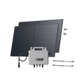 Load image into Gallery viewer, EcoFlow STREAM Adjustable Facade Kit 45° Wall / (1040Wp) 2 × 520W Rigid Solar Panel + STREAM Microinverter / Bracket Adjustable: Facade
